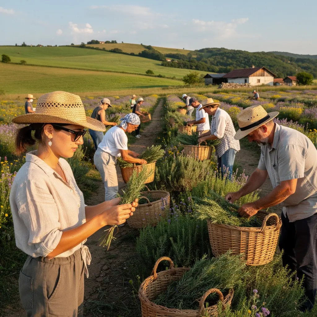Egy csésze rozmaring tea, gőzölögve egy napfényes asztalon.