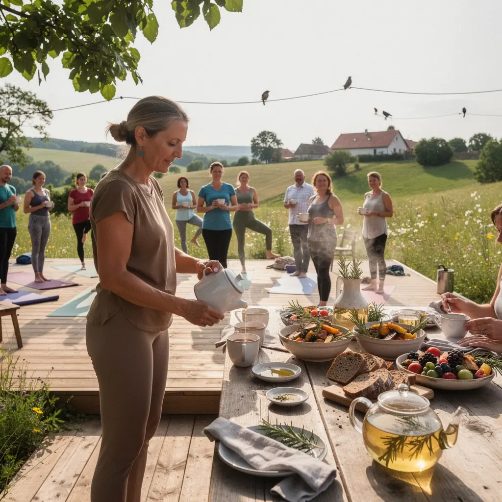 A rozmaring tea színe és aromája, frissítő hatással.
